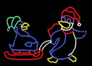 Penguin on Sled