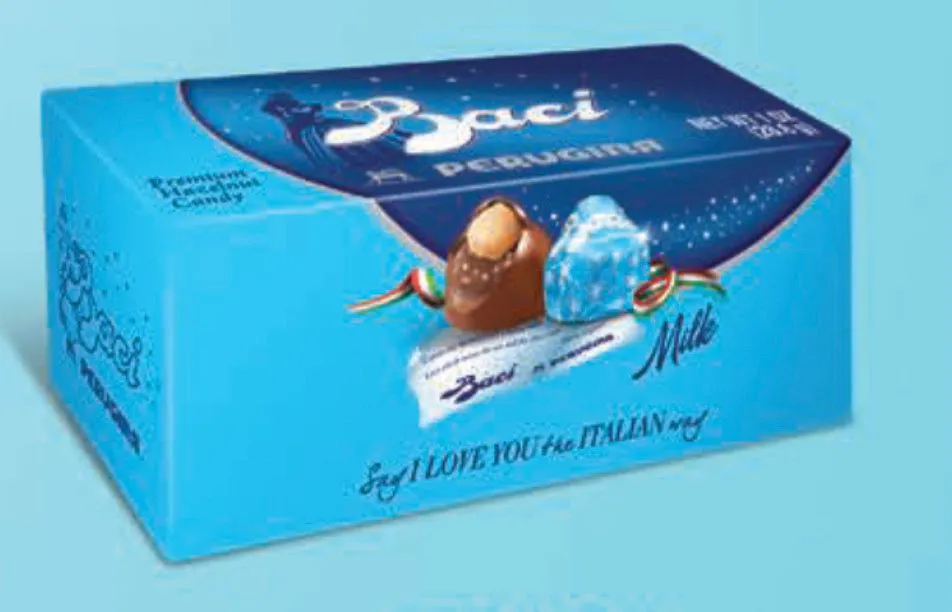 Perugina Baci Milk Chocolate 2pc 1 Oz Display (Pack of 32)