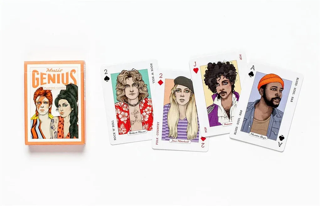 Playing Cards Music Genius