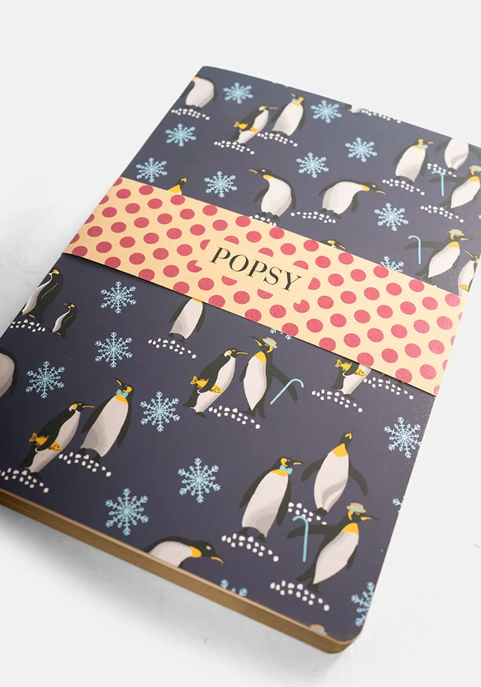 Popsy Penguin Print Notebook