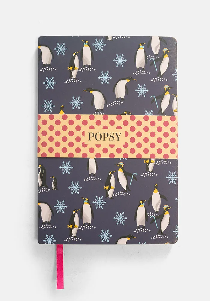 Popsy Penguin Print Notebook