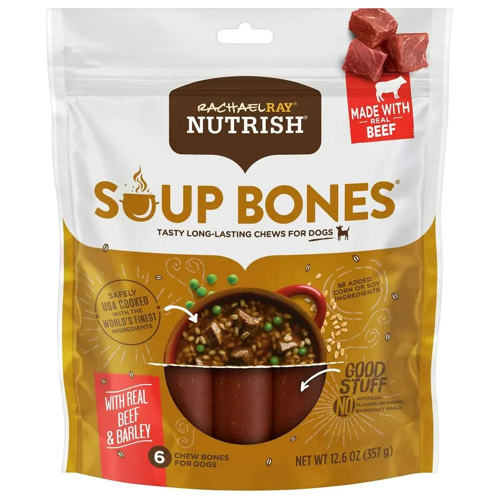 Rachael Ray Soup Bones Dog Chews 6 Chews