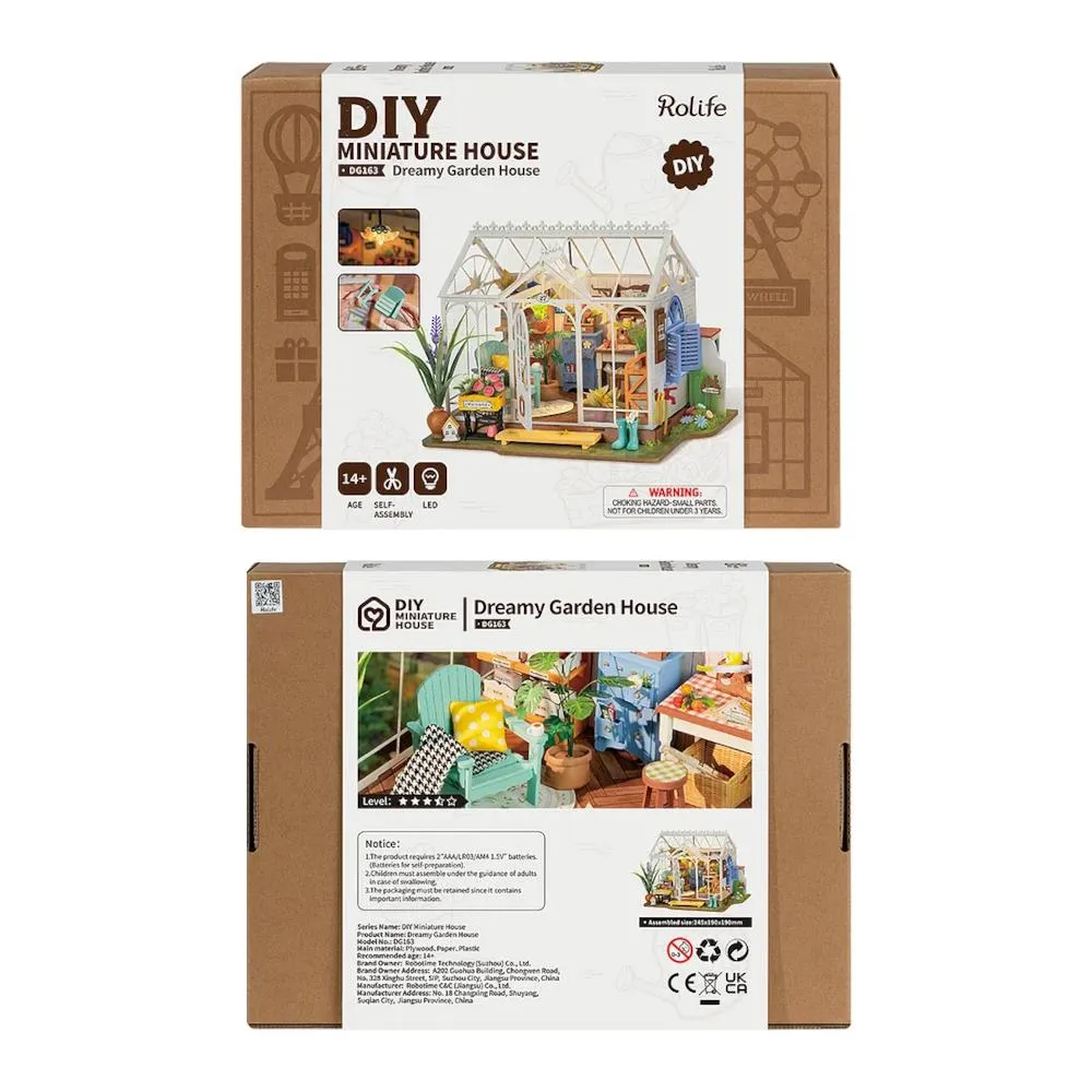 Robotime Rolife DIY Mini Model Kit - Dreamy Garden House