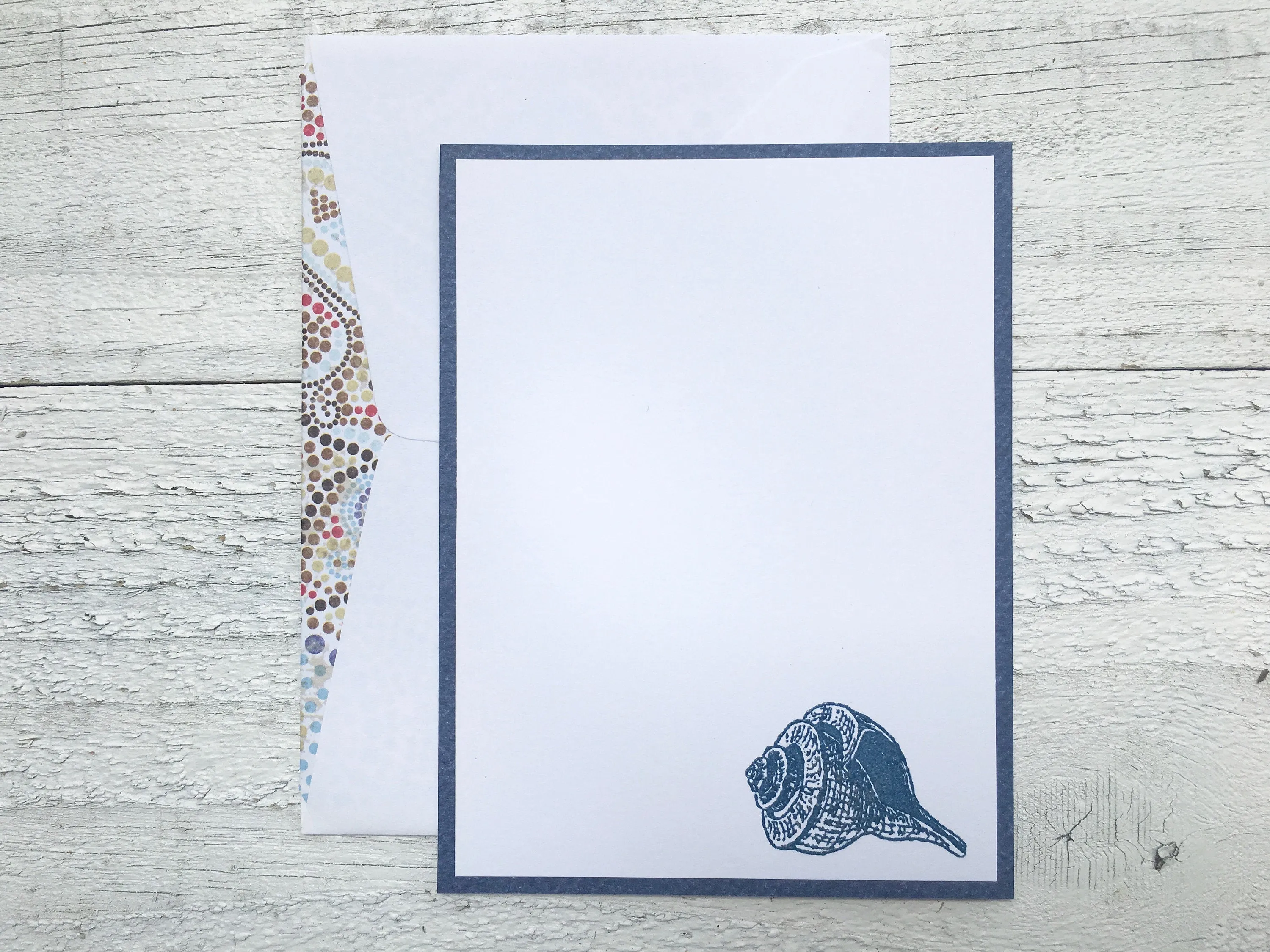 Shell Note Cards - Shell Cards - Shell Stationery - Beach Cards - Beach Stationery - Personalized Cards - Personalized Stationery