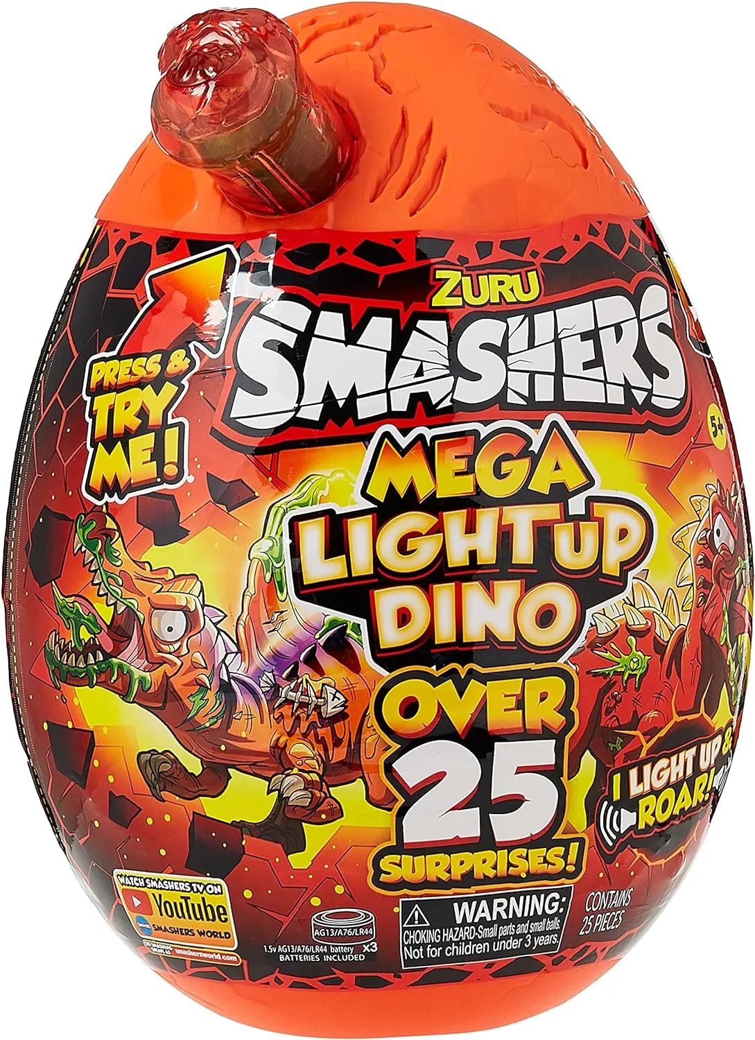 Smashers Series 4 Mega Light up Dino Surprise Egg