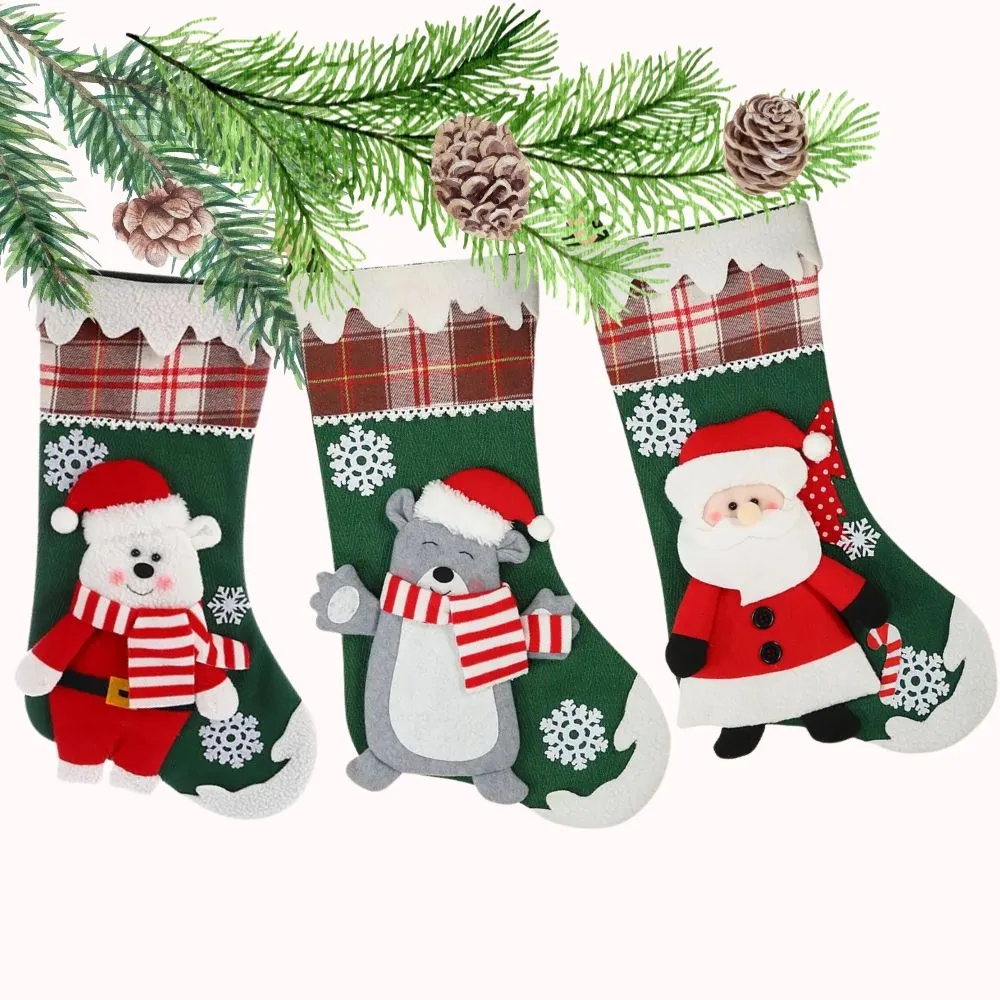 Snowflake Magic Stocking - Polar Bear