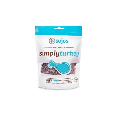 Sojos Simply Turkey Freeze Dried Dog Treats