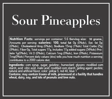 Sweetables | Sour Pineapples