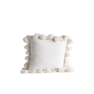 TASSEL PILLOW, CREAM