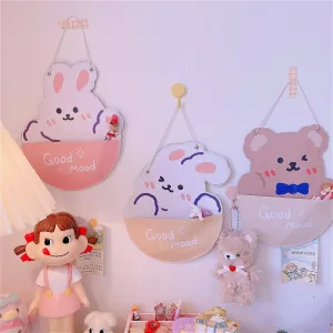 Wall-Hanging Organizer - Kawaii Animals