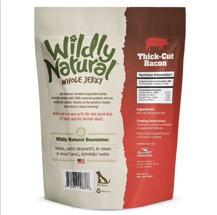 Wildly Natural Whole Jerky Strips for Dogs