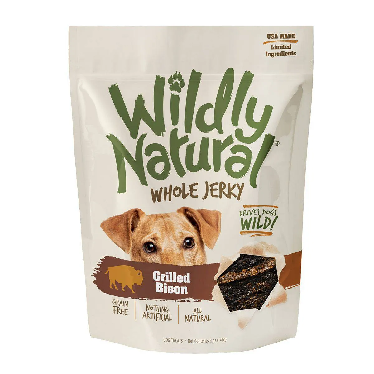 Wildly Natural Whole Jerky Strips for Dogs