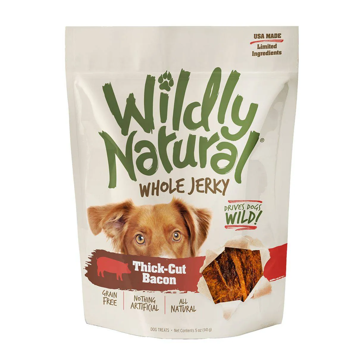 Wildly Natural Whole Jerky Strips for Dogs